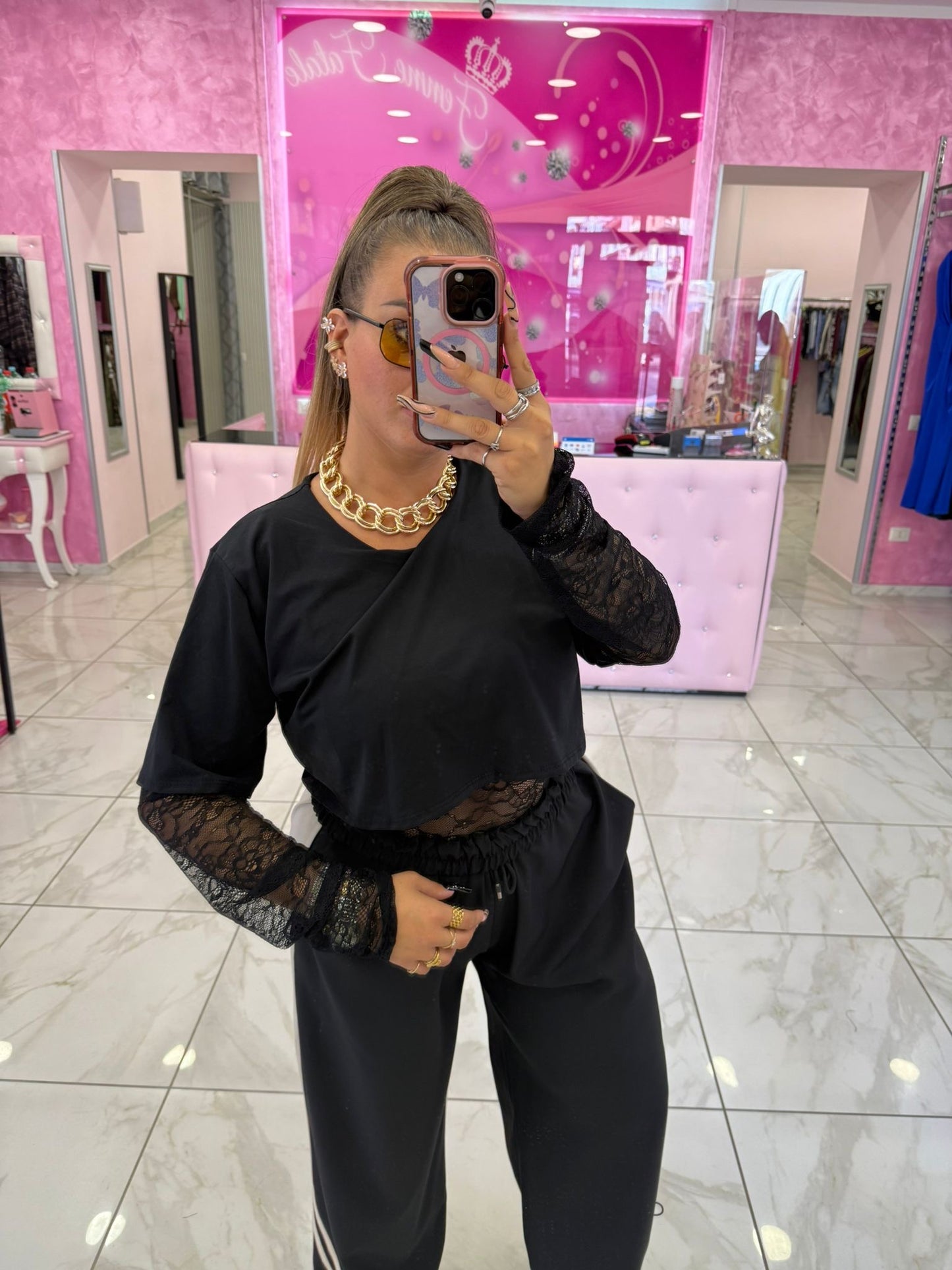 Maglia Body Sexy nera