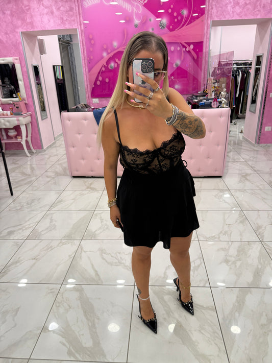 Pantagonna Con Balze Nero