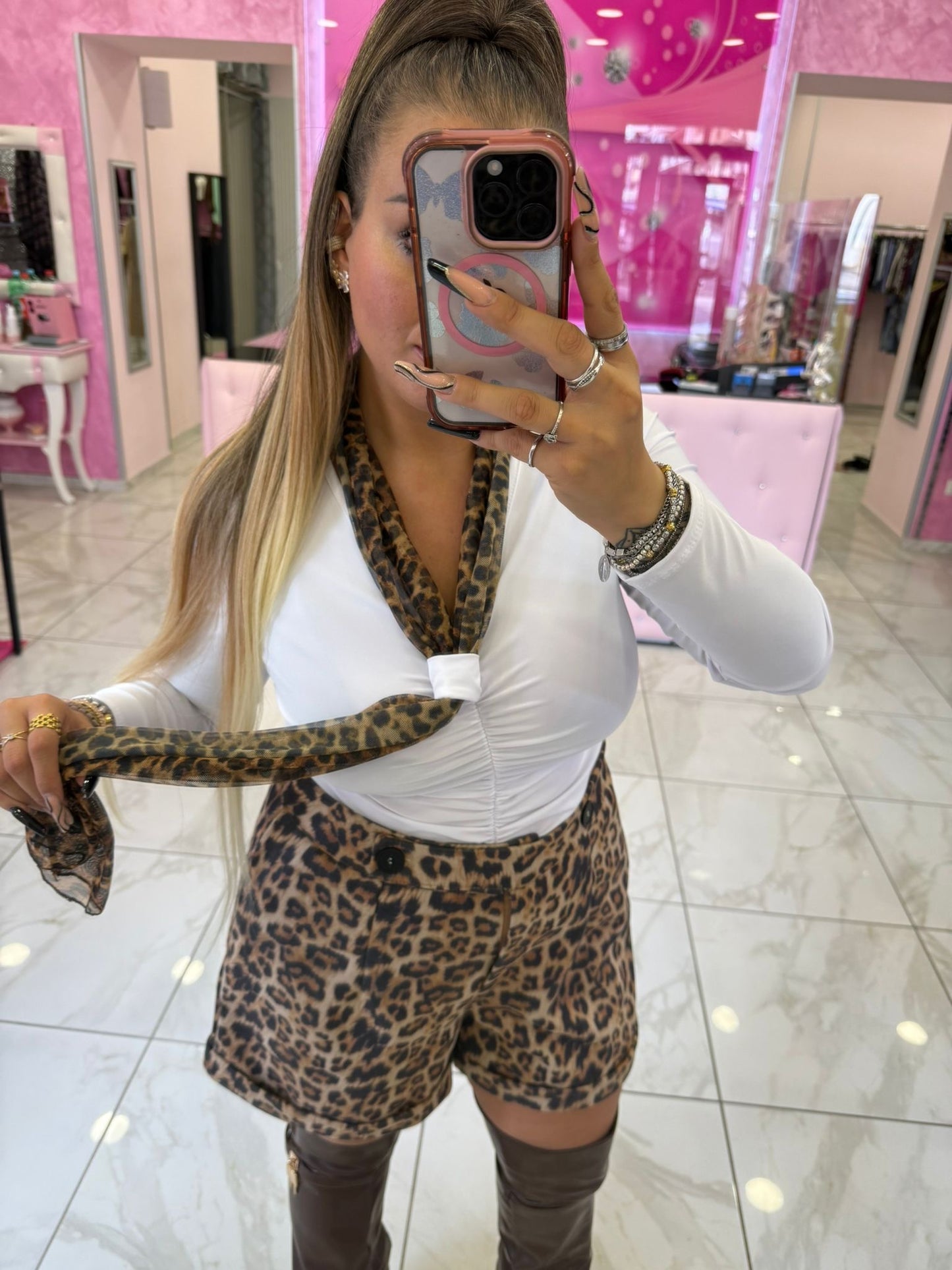 Pantaloncino Animalier