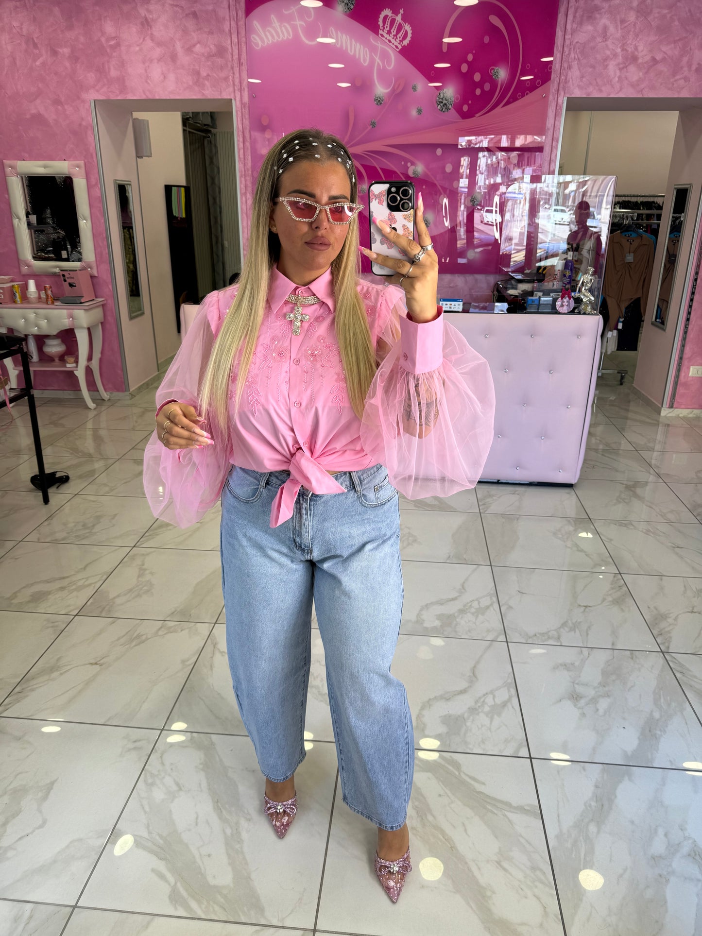 Camicia Barbie Rosa