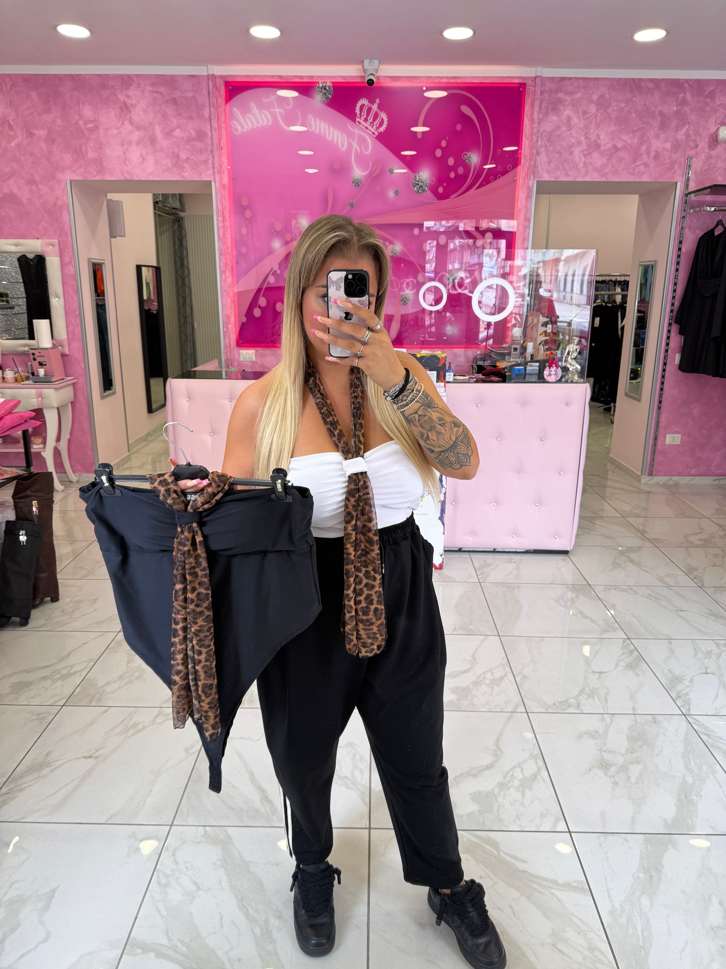 Body Cravatta Leopard