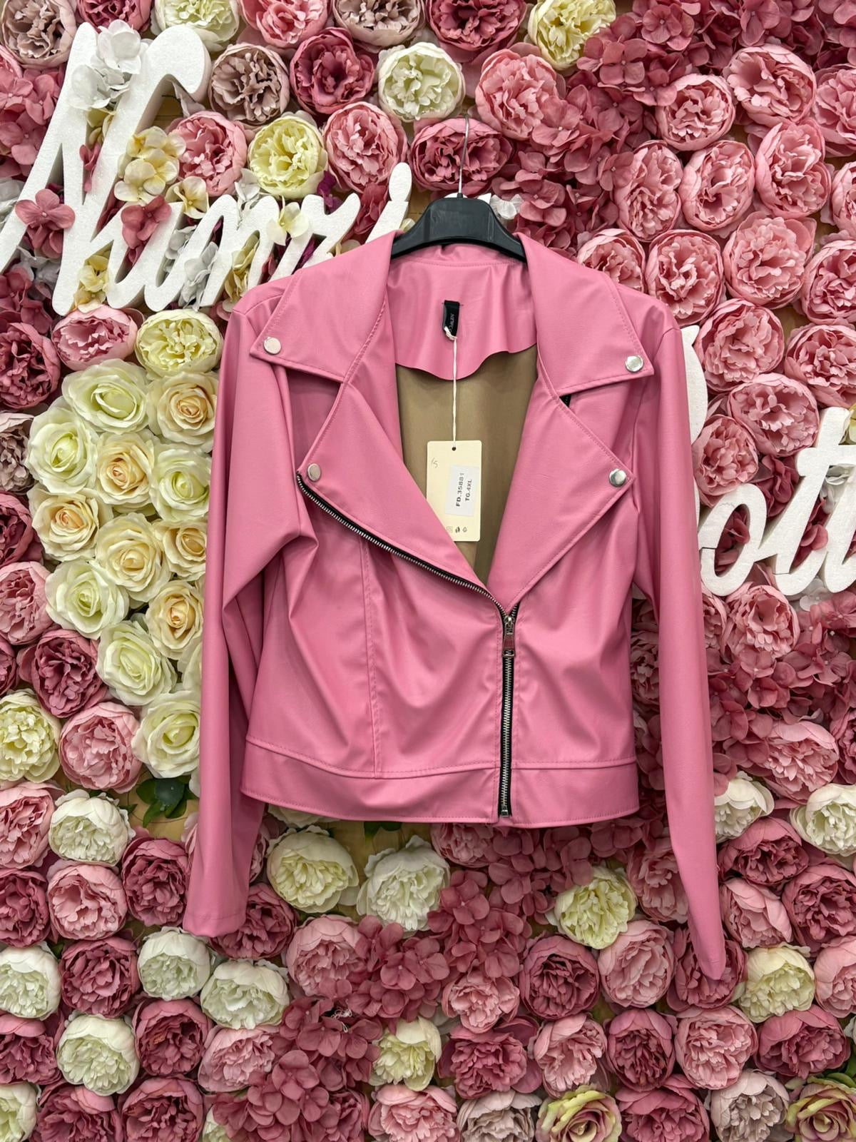 Giubbino ecopelle basic