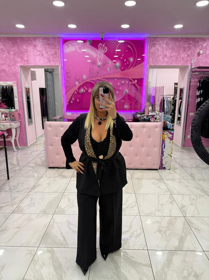 Tailleur Gessato Smanicato